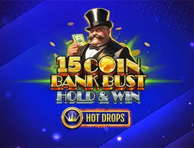 15 Coin Bank Bust Hot Drops