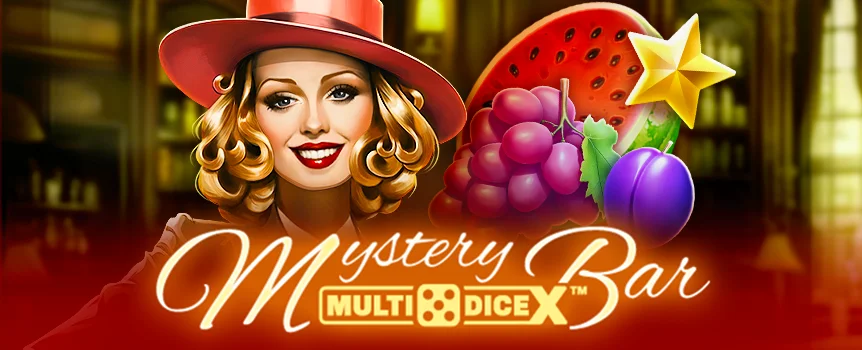 Take a chance and see if you can roll lucky dice when you spin the reels on the Mystery Bar Multi Dice online slot game at Slots.lv.