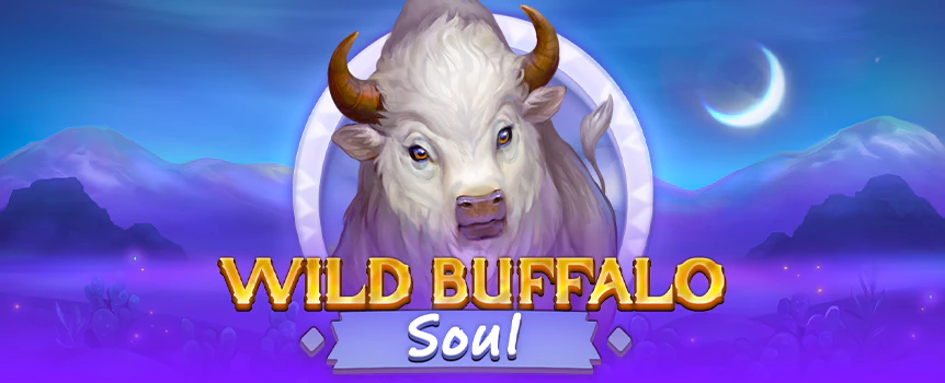 Step into the wilds of North America when you play Wild Buffalo Soul, the fantastic online slot here at Slots.lv!