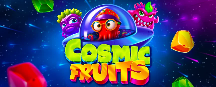 Take off into outer space for an alien encounter to see what prizes you can bring back to Earth by playing the Cosmic Fruits 2 online slot game at Slots.lv.