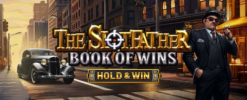 Become part of an infamous crime syndicate that takes in loads of cash by playing The Slotfather Book of Wins online slot game at Slots.lv.