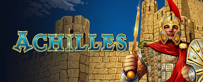 Make your mark on the Trojan War and land yourself cash prizes in the epic online slot game, Achilles. He's the ancient Greek warrior we've all heard about and he needs your help. Become a hero as you beat the Trojan army together and protect the beautiful Helen. There are plenty of ways to win in this online slot so start spinning now. Begin your quest to defend ancient Greece, save the precious princess and you could win yourself a jackpot for the ages.