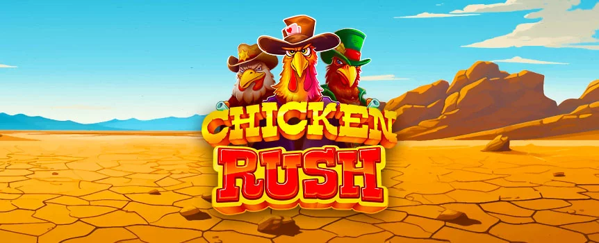 Rule the roost in the slot Chicken Rush on Slots.lv. This Wild West adventure has three Buy Bonuses, Multiplier Wilds, and a Max Multiplier worth 5,000x.