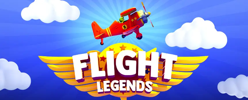 Dive into Flight Legends, a captivating game where you navigate random flight paths, dodge missiles, and collect Multipliers for thrilling wins.