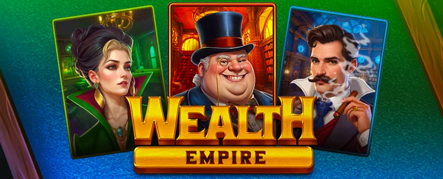 Step into Wealth Empire for a luxurious slot experience with Bonus Multipliers, dice roll features, and the innovative Buy Bonus option for direct gameplay excitement.