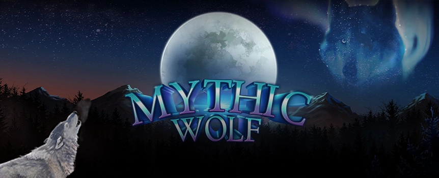 Mythic Wolf slots are among the world’s most favorite online slots to play. At Slots.lv we have collected hundreds of playing options to offer you the best of the best in online gambling. When you choose to play with us, not only are you choosing the better paying and more flexible alternative to a physical casino, you’re also choosing the more fun option too. Our online casino is open to our patrons 24/7 and we offer you a range of great games, big jackpot prizes and perks and extras that you’re never offered in a brick and mortar casino in the United States.
The formidable wolf, howling under the full moon, has always been associated with secrets, mysteries, and mystical happenings. Now you can get in on the mysteries of the wolf and stalk silently in moonlit woods, lope after prey and treasure, and journey on an epic lupine quest in this mystical 5-reel slots real money game.