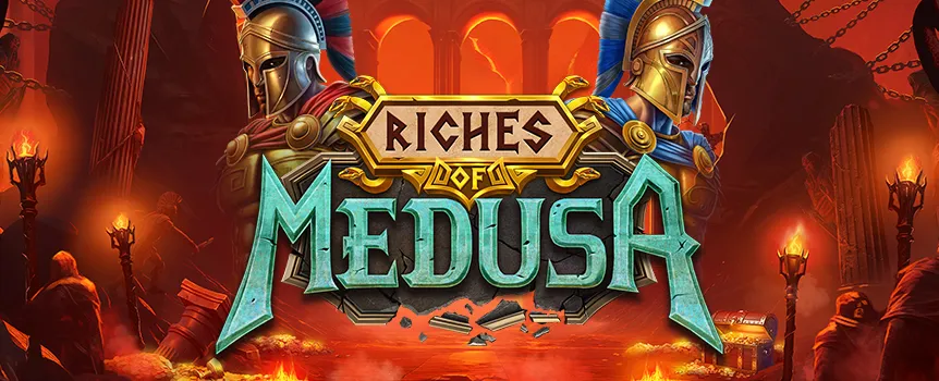 Face Medusa’s lair and unlock massive Jackpots in Riches of Medusa! Free Spins, Mystery Symbols, and payouts up to 1,000x await!