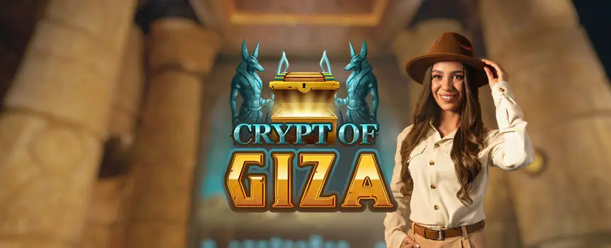 Enter the Crypt of Giza at SlotsLV - live pachinko-style action, thrilling Bonus rounds, and treasures worth up to 10,000x your bet!