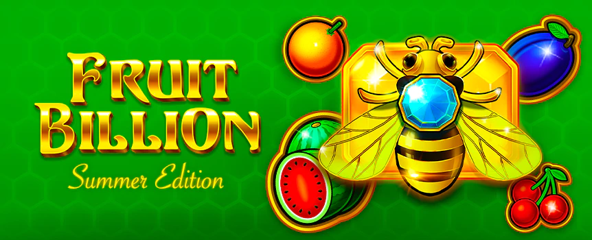 Get ready to spin the reels of the incredible Fruit Billion online slot a game that might look pretty plain, but offers incredible excitement on every spin. This excitement only goes up a notch when you get five sevens on one of the 100 paylines and manage to win this slot’s giant jackpot, worth 3,000x your payline bet!
