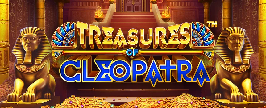 Discover the riches of ancient Egypt in Treasures of Cleopatra on Slots.lv! Enjoy cascading reels, Free Spins, and Multipliers up to 500x!
Journey into the world of Egypt’s most famous queen with Treasures of Cleopatra, the 6x5 cascading reels slot that will bring you back into the times of pharaohs and mysticism. This stunning game is filled with dazzling treasures, shimmering gold, and hieroglyphs that hint at untold wealth. As you spin the reels, you’ll encounter powerful Multipliers that range from 2x to 500x, combining to create legendary payouts…

The Free Spins feature offers even more winning potential. Land 4 or more Scatter symbols to trigger 15 Free Spins and retrigger them for more rounds of additional spins. With each winning spin, Multipliers are applied, pushing your wins to astronomical heights.