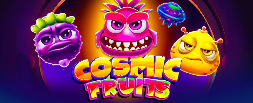 Are you ready to go intergalactic? At the Cosmic Fruits online slot, you’ll head into outer space on the search for some rather strange and colorful beings.